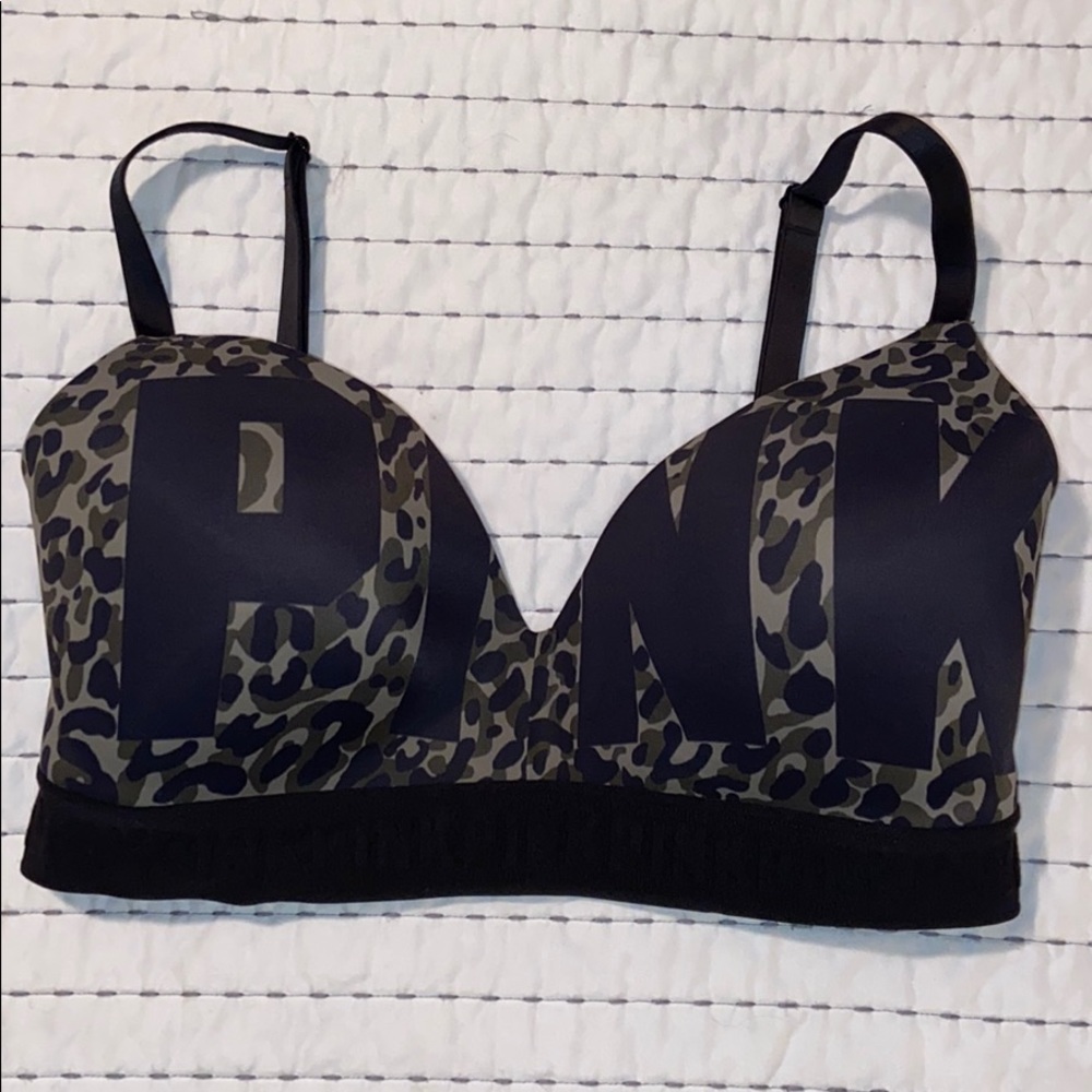 Like New VS PINK 34 DD CAMO BRA